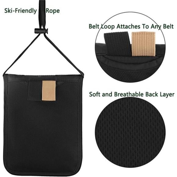 Travel Pouch Neck Wallet Family Passport Holder Organizer Case with RFID - Picture 6 of 7